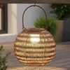 Sfera solare per esterni con effetto intrecciato e Anteprima dell’immagine prodotto 1