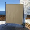 Paravent Outdoor Wetterfest 150 x 190 cm Beige | Raumteiler Produktbild-Vorschau 6
