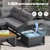 Ensemble de mobilier de jardin avec espace de rangement et Voir les images du produit 4