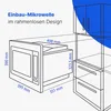 Bomann® Einbaumikrowelle mit Grill und Heißluft | 60cm | Produktbild-Vorschau 11