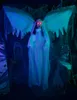 Gevallen engel, animatronic decoratiefiguur, 120 x 170 cm Productafbeelding-voorbeeld 5