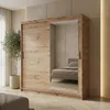 BEAUTYSOFA | Armoire HELA 180 cm en chêne Artisan – Armoire Voir les images du produit 1