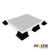 7er Set ABS Solarmodul Eck Halter schwarz Halterung Produktbild-Vorschau 2