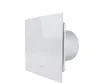 A white ventilation fan with a logo on the front panel, shown from a side angle against a white background. Produktbild-Vorschau