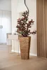 Vaso da fiori ASIA in giacinto d'acqua naturale 28x28x60 cm Anteprima dell’immagine prodotto 2