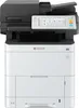 A studio shot of a Kyocera ECOSYS MA4000cix multifunction printer. Produktbild-Vorschau