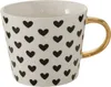 Tasse aus Porzellan mit goldenem Griff, FAYETTE Produktbild-Vorschau 1