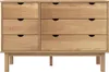 vidaXL OTTA zásuvková skříň 111x43x73,5 cm z masivního Náhled obrázku produktu 4