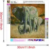 5D Diamond Painting Diamond Painting, Elefant DIY Diamond Produktbild-Vorschau 4