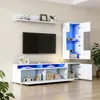 Merax TV-Wohnwand Set 3-teilig mit LED-Beleuchtung, Produktbild-Vorschau 14