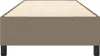 Struttura letto in tessuto taupe 90x200 cm Anteprima dell’immagine prodotto 4