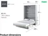 MEBLINI Schrankbett Bed Concept - Wandbett mit Lattenrost - Produktbild-Vorschau 8