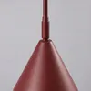 Kinkiet NOX 2 burgund z włącznikiem 2xE14  10W stal Podgląd zdjęcia produktu 6