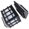 A black outdoor wall light fixture, separated into two parts, is shown against a white background. Podgląd zdjęcia produktu