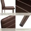 Collage of images showing details of a brown upholstered chair. Náhled obrázku produktu