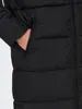 SOLO Cappotto lungo trapuntato con cappuccio e zip frontale Anteprima dell’immagine prodotto 3