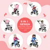 HOMCOM 6 in 1 Dreirad mit Schubstange, Kinderdreirad mit Produktbild-Vorschau 4