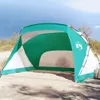 Design Strandzelt Meergrün 274x178x170/148 cm 185T Taft, Produktbild-Vorschau 1