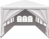 vidaXL Tenda da giardino 3x12 m Bianco Anteprima dell’immagine prodotto 3
