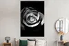 MuchoWow® Poster Blumen - Schwarz - Rose - Weiß - Botanisch Produktbild-Vorschau 4