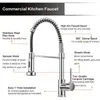 A diagram of a commercial kitchen faucet with labels pointing out its features. Náhled obrázku produktu