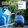 MONZANA® Pompe filtre à sable 10,2 m³ auto-amorçante pour Voir les images du produit 3
