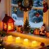 12er LED-Teelichter mit schwankender Flamme–Aufladbare Produktbild-Vorschau 8