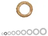 10x DekoPrinz Natur Strohkranz Ø 25cm / 4cm Strohrömer Produktbild-Vorschau 4