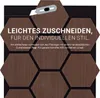 Homestyle4u Wandpaneel 4er Set Akustikpaneele Braun Walnuss Produktbild-Vorschau 5