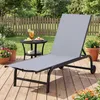COSTWAY 2er Set Gartenliege mit Rollen, Sonnenliege bis Produktbild-Vorschau 8