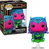 A Funko Pop! vinyl figure of Scarlet Witch from WandaVision, displayed in its packaging and also shown separately on a stand. Produktbild-Vorschau