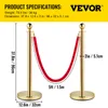 VEVOR 6-teiliges Personenleitsystem 96 cm Gesamthöhe Podgląd zdjęcia produktu 7