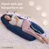 ELONEO Seitenschläferkissen mit Bezug, Stillkissen, Produktbild-Vorschau 8