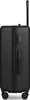 A black suitcase shown from the side. Produktbild-Vorschau