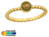 Stimmungsring Silber 925 Mood Ring gold 52 (16.5 mm Ø) Produktbild-Vorschau 1
