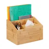 relaxdays Büro Organizer mit Tuchbox Produktbild-Vorschau 1