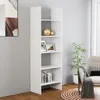 vidaXL Étagère à livres blanche 60x35x180 cm bois composite Voir les images du produit 9