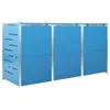 vidaXL Mülltonnenbox für 3 Tonnen 207x77,5x112,5 cm Produktbild-Vorschau 7