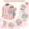 Sac à dos scolaire pour filles, imperméable, avec Voir les images du produit 3