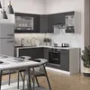 Cuisine en angle Vicco Fame-Line Anthracite maison de Voir les images du produit 5