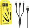 Denmen Kabel Usb 3W1 Szybkie Ładowanie Micro Typ-C Usb-C Podgląd zdjęcia produktu 2