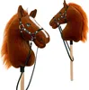 Pink Papaya Hobby Horse z kantarem i uzdą, koń hobbystyczny Podgląd zdjęcia produktu 1