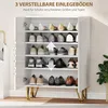 HOMCOM Schuhschrank mit 2 Türen, Schuhregal, Produktbild-Vorschau 4