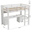 Łóżko piętrowe 90 x 200 cm z biurkiem, 4 szufladami i 4 Podgląd zdjęcia produktu 5