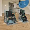 Invalidný vozík skladací Skladací invalidný vozík s Náhľad obrázku produktu 2