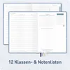 Häfft Lehrer-Planer 2026/2027 / A5+ / Fine Leaves Blue Produktbild-Vorschau 5