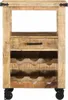 vidaXL Kuchyňský vozík hnědý 55 x 40 x 80 cm masivní dřevo Náhled obrázku produktu 2