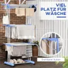 850-208V00BU Suszarka na pranie, na kółkach, 4 poziomy, Podgląd zdjęcia produktu 3