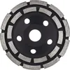 A close-up, top-down view of a diamond grinding cup wheel. Produktbild-Vorschau