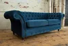 XXL Sofa 3 Sitzer Couch Chesterfield Polster Sitz Garnitur Produktbild-Vorschau 2